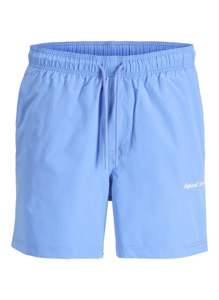 JACK & JONES  Logo Drawstring Swim Shorts for Men | Best Price UAE